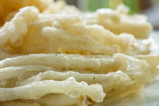 Japanese tempura with fresh vegetables fried