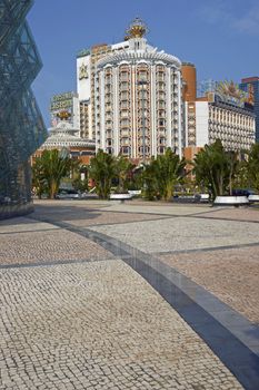 Modern casinos in the gambling mecca of Macau in China