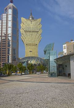 Modern casinos in the gambling mecca of Macau in China