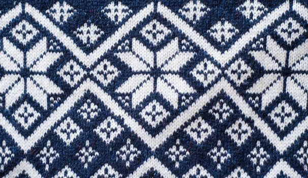 Retro Vintage Scandinavian Woolen Jumper Pattern
