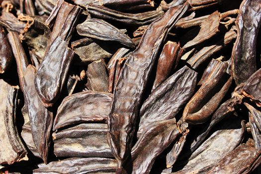 Spices and herbs on oriental market