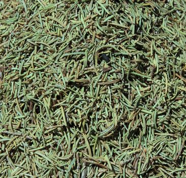 Spices and herbs on oriental market