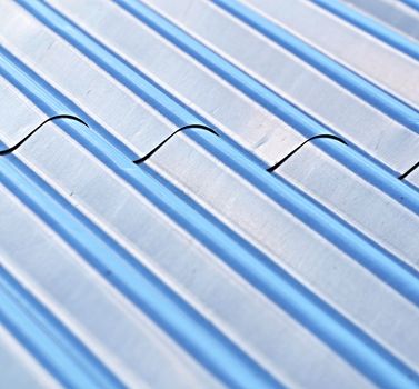 background or texture roof with corrugated steel