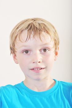 Portrait of a young five year old boy
