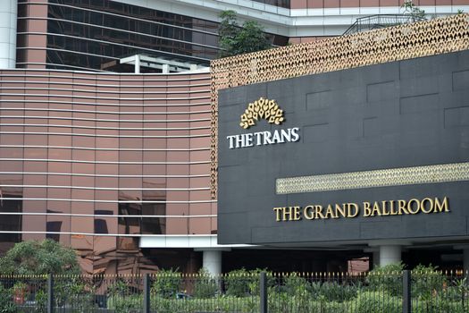 bandung, indonesia-june 13, 2014-Trans Luxury hotel building in bandung, west java-indonesia
