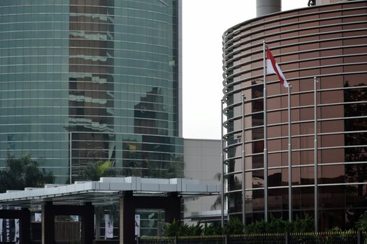 bandung, indonesia-june 13, 2014-Trans Luxury hotel building in bandung, west java-indonesia