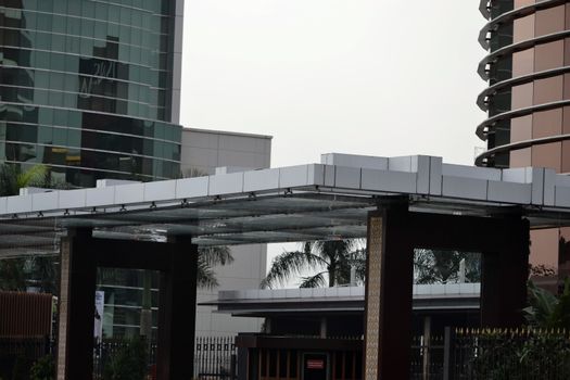bandung, indonesia-june 13, 2014-Trans Luxury hotel building in bandung, west java-indonesia