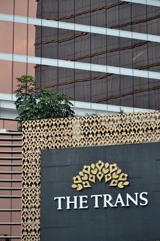 bandung, indonesia-june 13, 2014-Trans Luxury hotel building in bandung, west java-indonesia