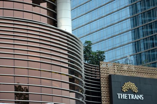 bandung, indonesia-june 13, 2014-Trans Luxury hotel building in bandung, west java-indonesia