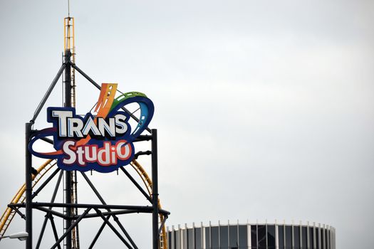bandung, indonesia-june 13, 2014-Trans Studio-one of famous recreational and tourism destination in bandung, west java-indonesia