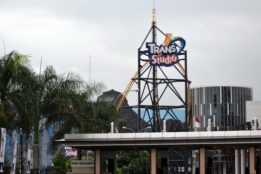 bandung, indonesia-june 13, 2014-Trans Studio-one of famous recreational and tourism destination in bandung, west java-indonesia