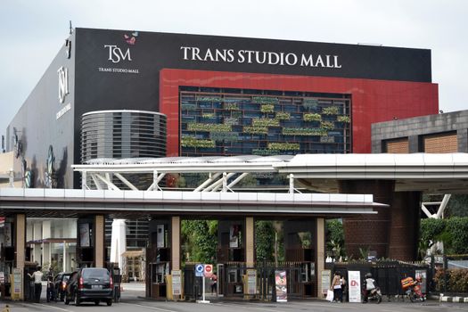 bandung, indonesia-june 13, 2014-Trans Studio Mall-one of famous shopping mall in bandung, west java-indonesia