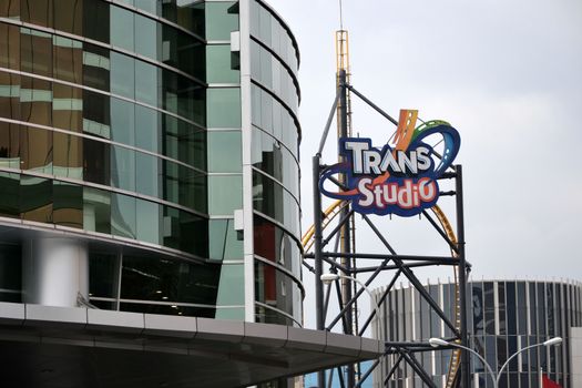 bandung, indonesia-june 13, 2014-Trans Studio-one of famous recreational and tourism destination in bandung, west java-indonesia