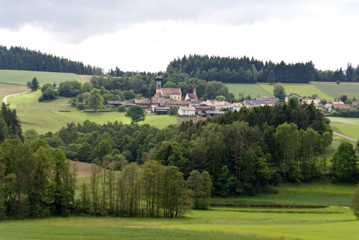 On the Hiking Trail Goldsteig in Germany