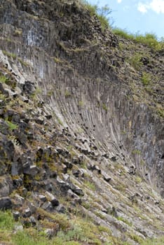 Volcano Parkstein in Upper Palatinate in Germany