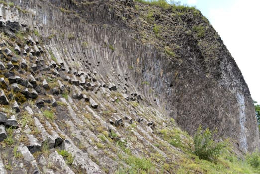 Volcano Parkstein in Upper Palatinate in Germany
