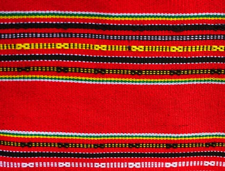 Fabric from Laos, a simple pattern is holizontal line and there are no flashy colors.                            