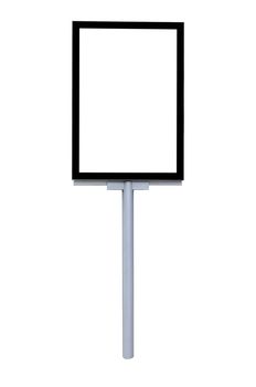 Blank Billboard for advertising(with work path) 
