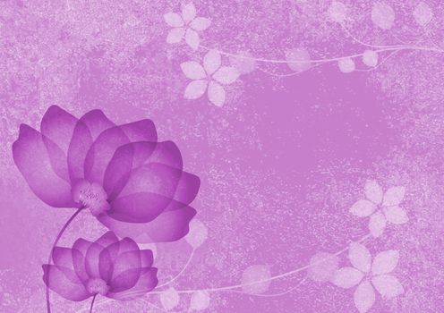 Beautiful purple flowers background