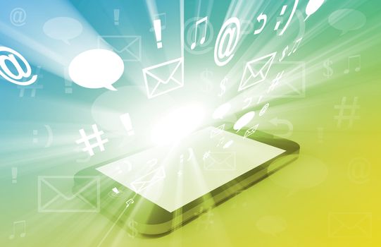 Digital Lifestyle and Entertainment as a 3d Concept