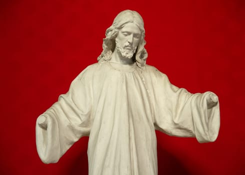 sculpture of Jesus without hands