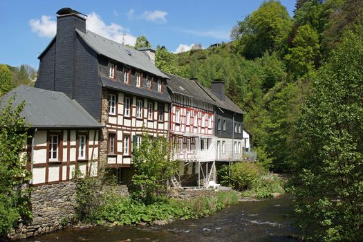 Monschau, typical village of the Eifel region, Germany, Europe