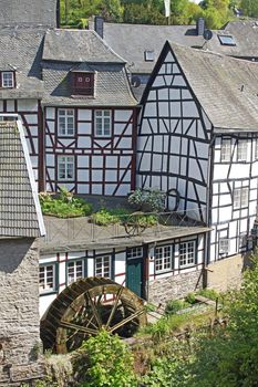 Monschau, typical village of the Eifel region, Germany, Europe