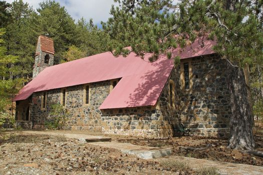 Church St. George in the Forest, Platres, Cyprus