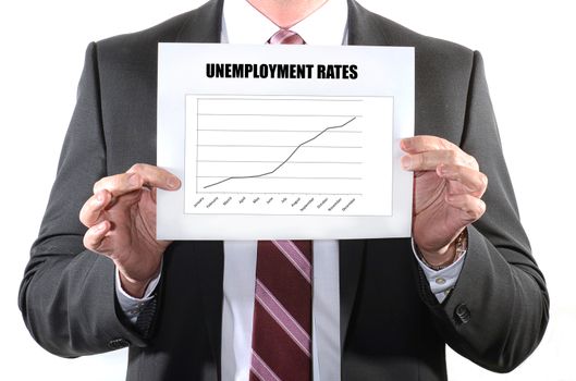 rising unemployment rates with graphs