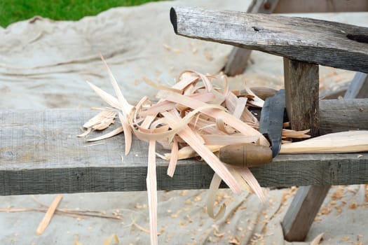 Vintage carpentry bench