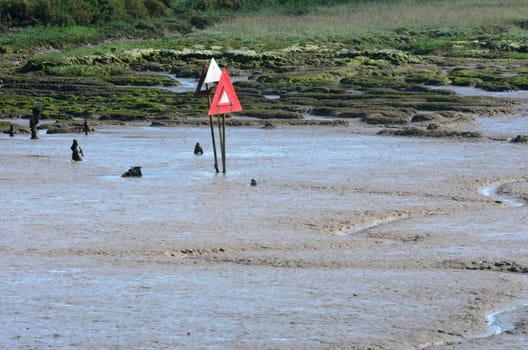 yachting signs in mud