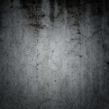 Grungy concrete wall and floor as background texture