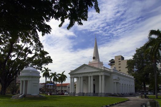 St. George's Church on Lebuh Farquhar in George Town,  built in 1816