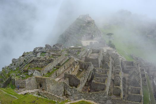 Inca ancient ruins in peru