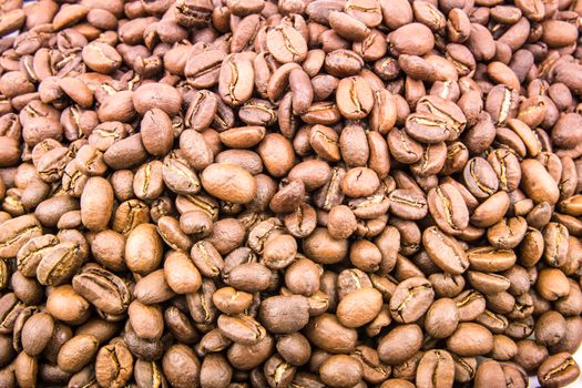 the beautiful roated coffee bean ideal for background purpose