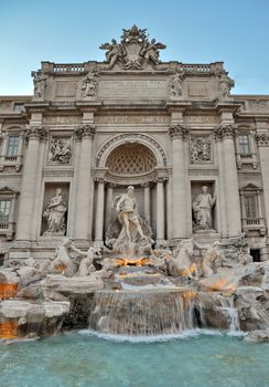 Trevi fountain in Rome