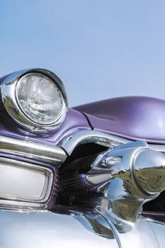classic car detail circa 1950