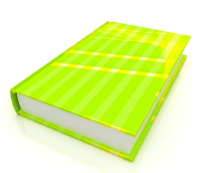 Book on a white background