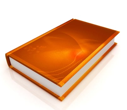 Book on a white background