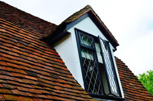 English Cottage window in roof