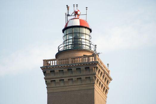 detail of the lantern of Genoa, Italy.