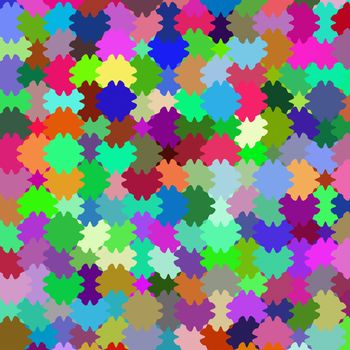 Colorfull pazzle background 