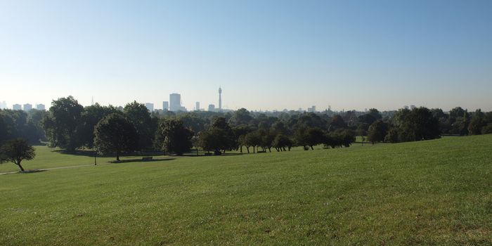 Primrose Hill park in London England UK