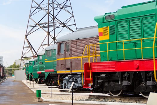 Photo of Russian rail road locomotive in Samara