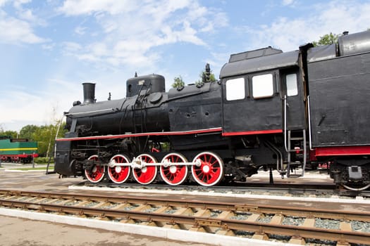 Photo of Russian rail road locomotive in Samara