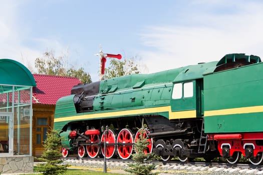 Photo of Russian rail road locomotive in Samara