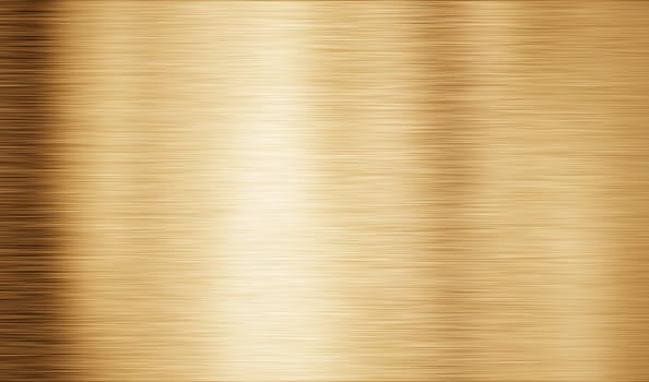 Brushed metal texture abstract background in Gold