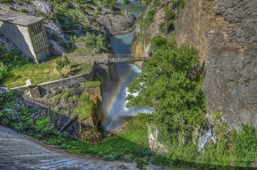 HDR picture from the dam in Sta.Maria de la Pena. Great image with saturated colors and details.
