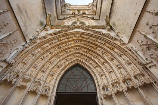 Archivolts of the Saint Pierre Cathedral in Saintes, France