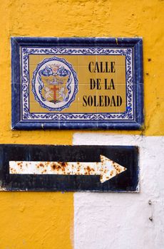 Street of Solitude - Old pointer in Cartagena, Colombia